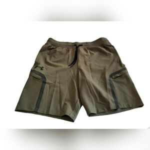 Under Armour Men's Khaki Athletic Shorts, Size Medium ( 28)